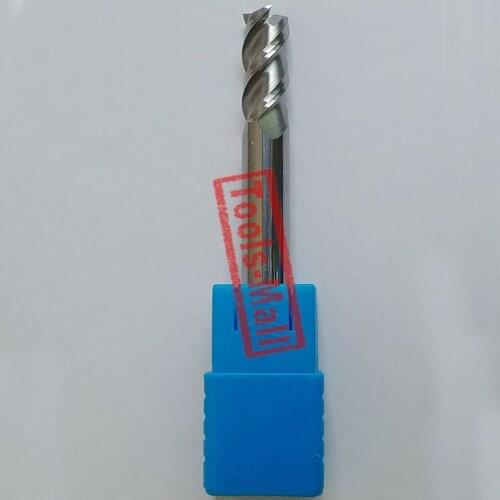 1pc 8mm D8*25*D8*75 HRC50 3 Flutes Milling cutters for Aluminum CNC Tools Solid Carbide CNC flat End mills Router bits