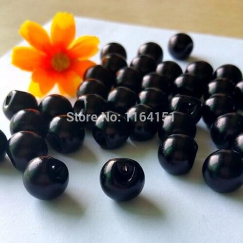 50pcs 12mm Black pearl buttons, DIY accessories imitation pearl buttons, mother pearl button,sewing accessories