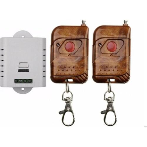 85V 110V 120V 220V 250V 1CH 1* Receiver +2* Transmitter RF Wireless Remote Switch teleswitch Momenrary Toggle Latched Adjustable
