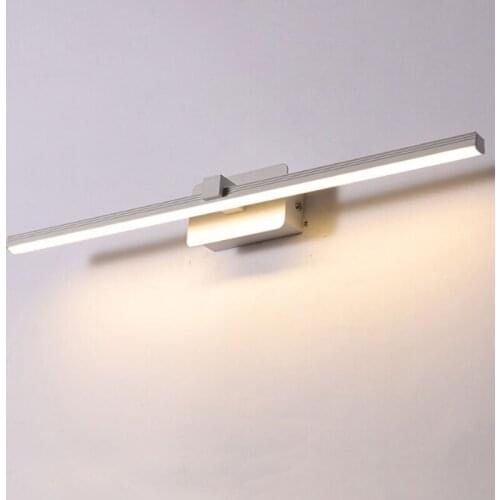 8W Acrylic LED 40cm Bathroom Lamp LED Wall Light Mirror Front Lighting Waterproof Antifogging LED Bathroom Cabinet Wall Lamp