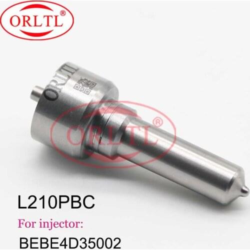 Auto Nozzle Parts L210PBC Black Coated Needle Nozzle L 210 PBC Common Rail Nozzle L210 PBC For BEBE4D35002 BEBE4D04002