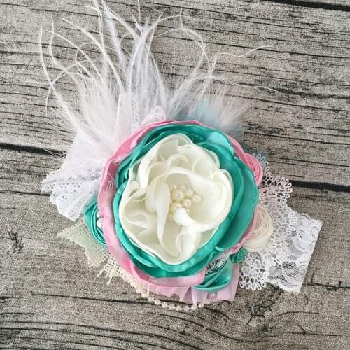 Free Shipping Flower Girl Headband Kids Hair Accessories Photo Prop