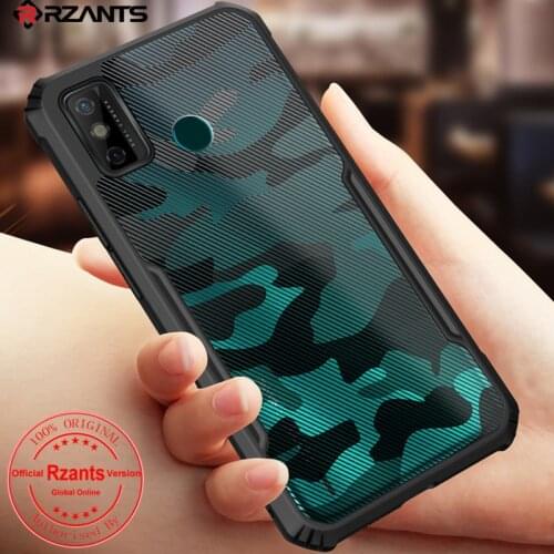 For Tecno Spark 6 Go Case Airbag Case Camouflage Acrylic PC+TPU Anti-knock Armor Back Cover for Tecno Spark 6 Case чехол Rzants