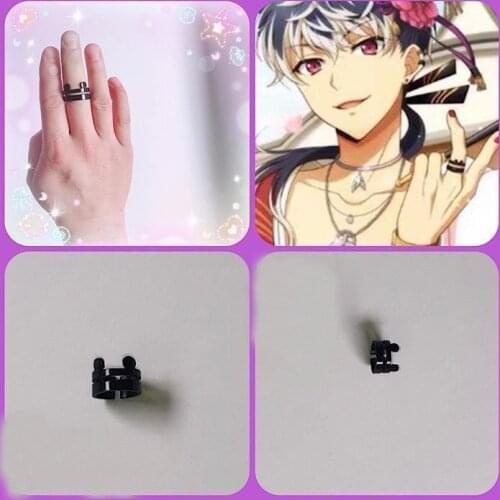 Idolish7 Momo Cosplay Finger Ring Sunohara Momose Momorin Punk Rings Halloween Costume Accessories