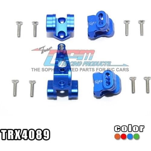ALUMINUM FRONT + REAR AXLE MOUNT SET FOR SUSPENSION LINKS for Traxxas TRX4 crawler car