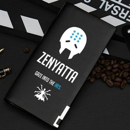 Zenyatta wallet Tekhartha Zenyatta purse Game short long leather cash case Money notecase Change burse bag Card holders