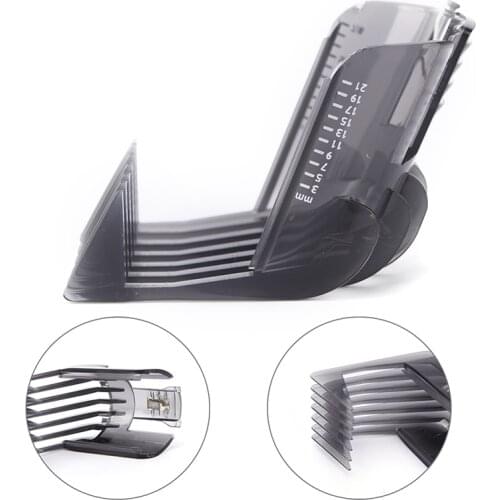 1PCS Black Hair Clippers Beard Trimmer Comb Attachment For Philips QC5130 QC5105 QC5115 QC5120 QC5125 QC5135