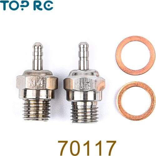 N3 Hot Glow Plug #3 #4 N4 Spark For Vertex SH Nitro Engine Parts 1/10 1/8 RC Buggy Monster Truck Replace OS 8 HSP 70117