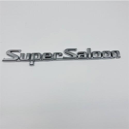 For Toyota Crown Supersaloon Super Saloon Rear Tail Emblem Trunk Logo Letters Nameplate Custom Car Stickers