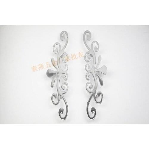 New chrome plated Creative Kitchen Cupboard silver Handles\Cabinet Handles\Drawer Knobs\Furniture Pulls\Bars Knobs