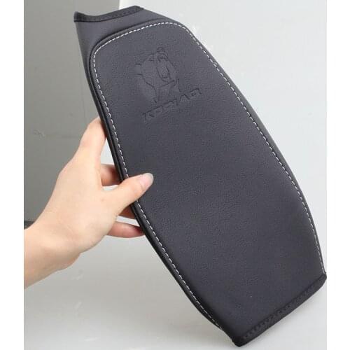 Suitable for Skoda Kodiaq 2016 - 2018 2019 armrest box leather case central armrest anti-dirty Kodiaq GT modification protection