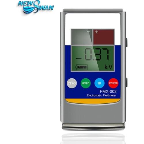 FMX-003 Handheld Digital ESD Electrostatic Fiedmeter Field Tester Infrared Static Tester Voltage Detector for Air Blowers