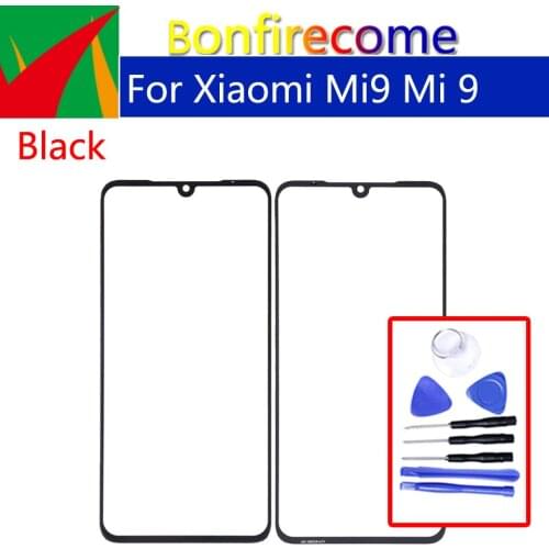 6.39"Touchscreen For xiaomi Mi 9 Mi9 Touch Screen Front Panel Glass Lens LCD Outer Glass NO LCD