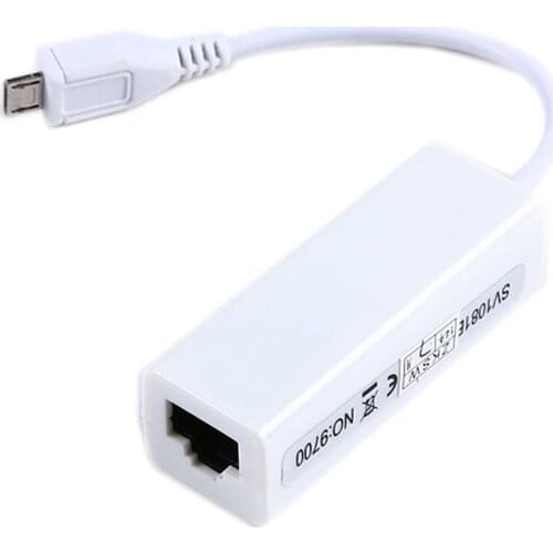 Micro USB Ethernet Network Card Adapter Micro USB To Ethernet RJ45 For Windows 7/8/10 Android Tablet Ethernet LAN dropshipping