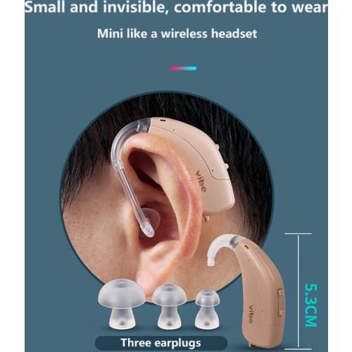 Audifonos Hearing Aid For Elderly Deaf Air Conduction Wireless Headphones Hearing Loss Sound Amplifier Hearing Aids Vibe P6