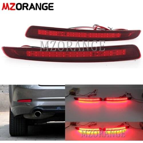LED Rear Bumper Light For Ford Mondeo Fusion 4 2011 2012 2013 Stop Brake Reflector Light Tail Lamp Warning Turnnig Car Assembly