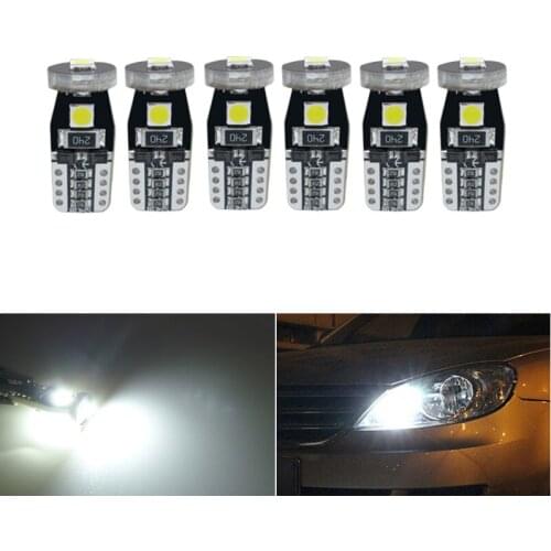 6x W5W T10 LED Canbus Bulb 194 Led For BMW Audi Mercedes Car Interior Dome Light Trunk Lamp Parking Lights