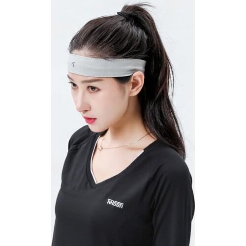 Teloon Wide Tennis Headband for Men and Women Sweat Absorption Top Quality for Running Fitness Basketball Yoga tenis K014SPE