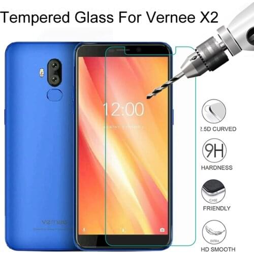 For Vernee X2 Tempered Glass Vernee X2 Glass Front Protective For Vernee X 2 Glass Screen Protector Transparent Film 6"