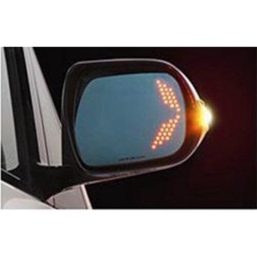 Rearview Mirror Blue Lens With LED Turning Light Heating For NOAH 80 VOXY 80 Series