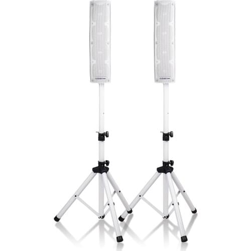 Sound Town Column Speaker Set: Two 4*4" Column Speakers,Stands,Cables CARPO-V4W