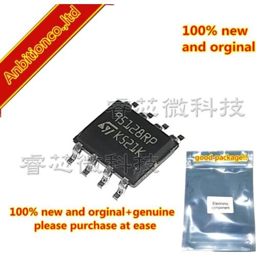 10pcs 100% new original M95128-RMN6TP M95128-RMN6T silk-screen 95128RP SOP8 in stock