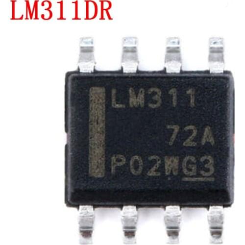 10PCS LM311DR SOP8 LM311 SOP-8 SMD 311DR Operational Amplifiers LM311D SOP