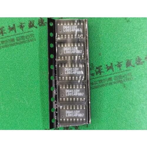 2PCS/LOT DG411DY DG411DY-T1-E3 SMD SOIC-16 Analog Switch Chip