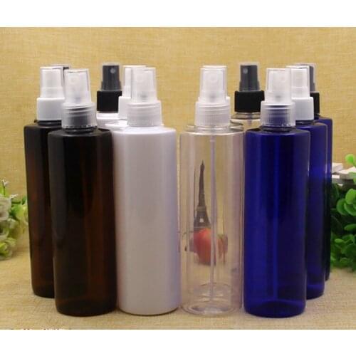 20pcs 250ml Convenient to carry Plastic Spray Refillable Bottles Perfume Bottle Water Spray Bottle Perfume Cosmetic Containers