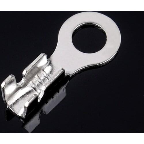 50 pcs/lot O-Type 3.2/4.2/5.2/6.2 Splice Cold Pressed Car Speaker Male Terminal Tin Plating Cosse Electric Sertir