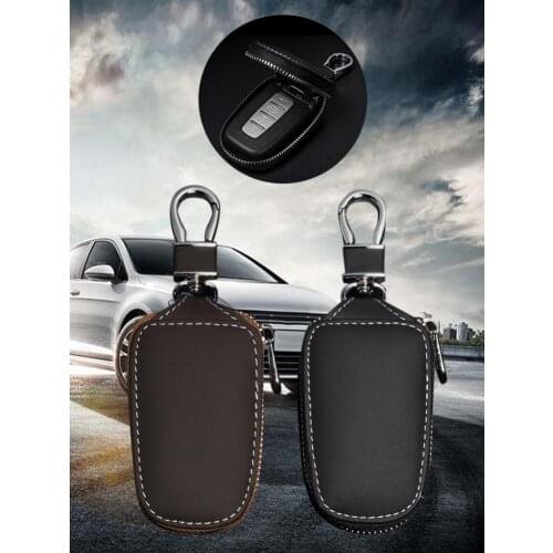 Cow Leather Keychain Key Ring Doorlock Access Control Tags Keyfob Tokey Tag Case Keychain Access Card Bag Key Tag Ring