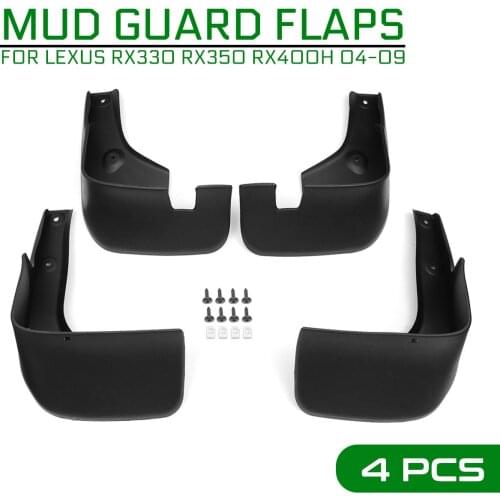 Front Rear Car Mud Flaps Mudflaps Mudguards Splash Guard for Fender Accessories For Lexus RX330 RX350 RX400H 2004-2009