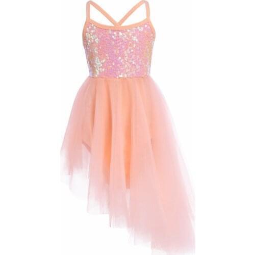 Sleeveless Children Kids Dancing Ballet Tutu Dress Girls Tulle Ballet Dancewear Dress Gymnastics Leotard Ballerina Dance Clothes