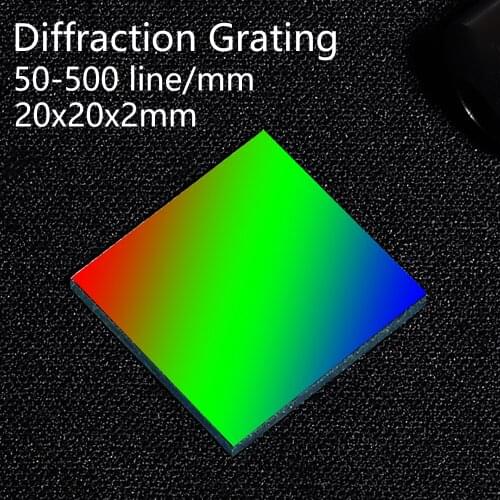 Diffraction Grating Holographic Glass 50-500 lines Physical optics experiment Spectroscopic interference optical instrument