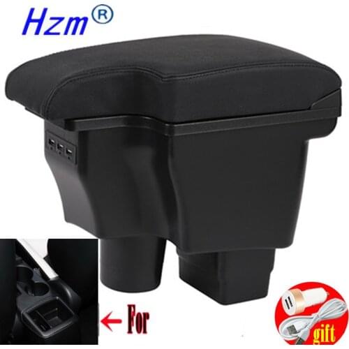 For mazda CX-3 Armrest Retrofit For mazda 2 skyactiv version cx3 CX-3 Car Armrest Storage box car accessories Charging with USB