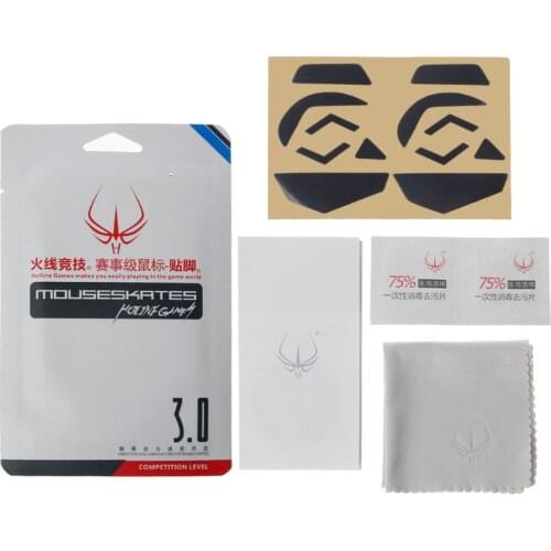 2Sets/Pack Original Hotline Games Competition Level Mouse Feet Mouse Skates Gildes for logitech G502 Mouse 0.6mm Thickness A22