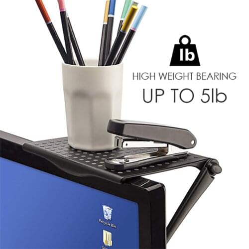 Multi-function TV Screen Top Storage Shelf Rack Holder Computer Monitor Riser Desktop Stand TV Rack Display Shelf Storage Rack