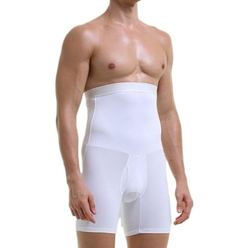 Mens High Waist Trainer Anti Wave Butt Lifter Shorts Body Shaper Slimming Panties Tummy Control Boxer M-3XL