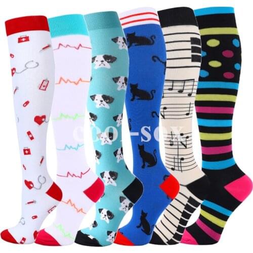 Dropship Compression Socks Wholesales Multi Pairs Medical Edema Diabetes Varicose Veins Nursing Fitness Socks Sports Tube Socks
