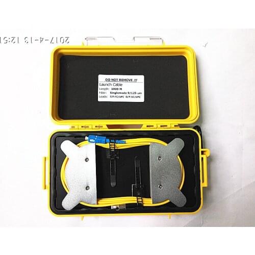 OTDR Launch Cable Box 1KM OTDR Test extension line OTDR single mode optical fiber tester FC-SC
