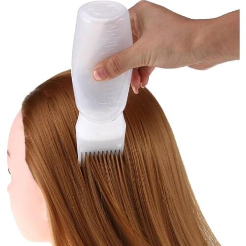 170ml Pro Salon Hair Coloring Dyeing Dye Bottle Applicator Dispensing Brush Tool Hair Care Bottle Hot Hair Dye Bottle Applicator