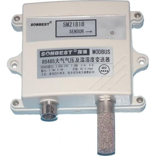 RS485 network pressure and temperature and humidity integrated sensor transmitter SM2181B
