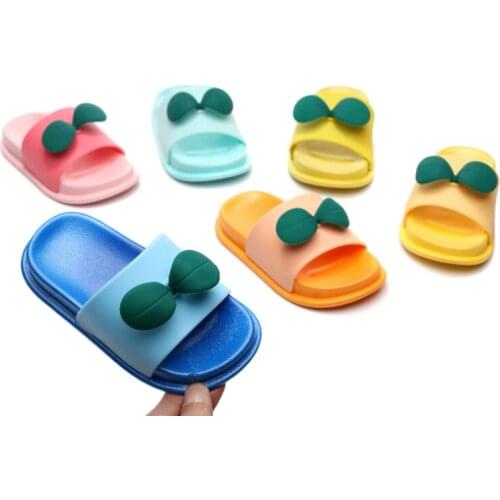 Cute Kids Slippers Children Home Slippers Baby Summer Waterproof Breathable Non-slip Beach Shoes Boys Girls Home Shoes Sandals