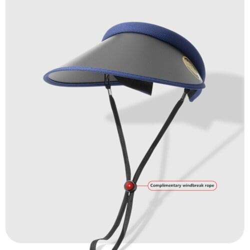 2021 Spring Summer Suncap Foldable Men Women Adjustable Empty Top Cap UV Protection Riding Sun Hat Beach Visor Hats