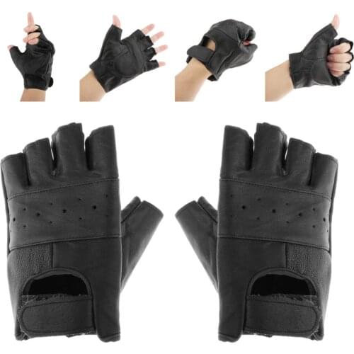 Premium Tactical Half Finger Fishing Hunting Gloves Leather Motorcycle Gloves Anti-Slip Men Outdoor Sport Shooting Hunting Glove