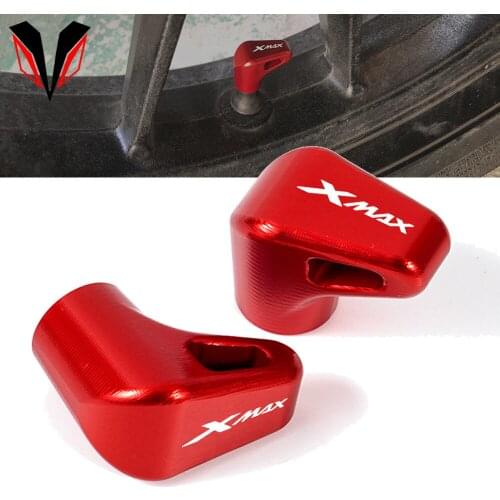 XMAX Universal Motorcycle CNC Aluminum Tire Valve Stem Cap Air Port Cover Accessories for Yamaha Xmax 125 250 300 400 All Year