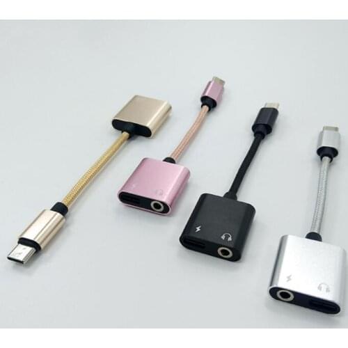 USB Type C Audio Adapter Type-C to 3.5mm Jack Earphone Audio Converter Cable for Samsung S8 Huawei mate 9 LG G5 G6 Xiaomi 6