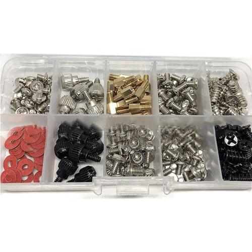 228/362PCS Personal Computer Screw for PC Case Motherboard Standoffs Screw Set for Hard Drive Computer Case Fan Power with Box