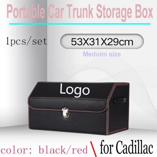 1pcs Auto Car Trunk Interior Storage Box Folding Multipurpose Collapsible Cover for ATS BLS CTS EXT STS SLS SLR SRX XTS Escalade