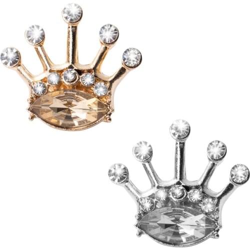 2020 Fashion Mens Brooch Retro Gothic Alloy Inlaid Rhinestone Crown Men And Women Pins Jewelry Gifts Direct Sales Hot